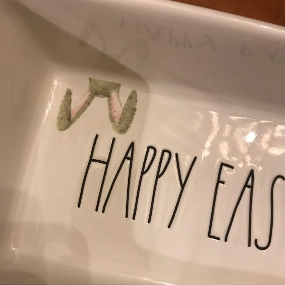 🐰RAE DUNN Easter Loaf Ceramic Dish